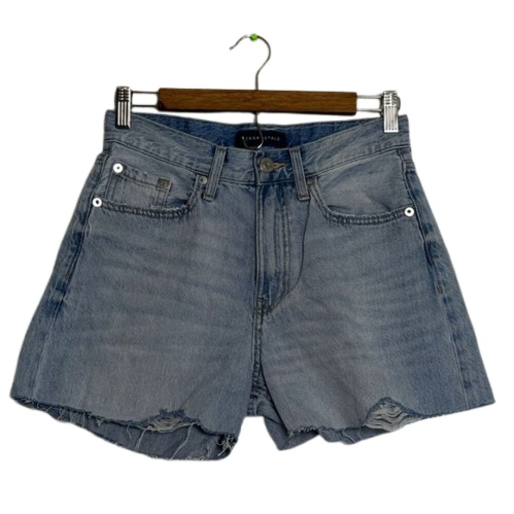 Aeropostale Jean Cutoff Short Shorts Denim High Rise Womens 4 Summer Vacation